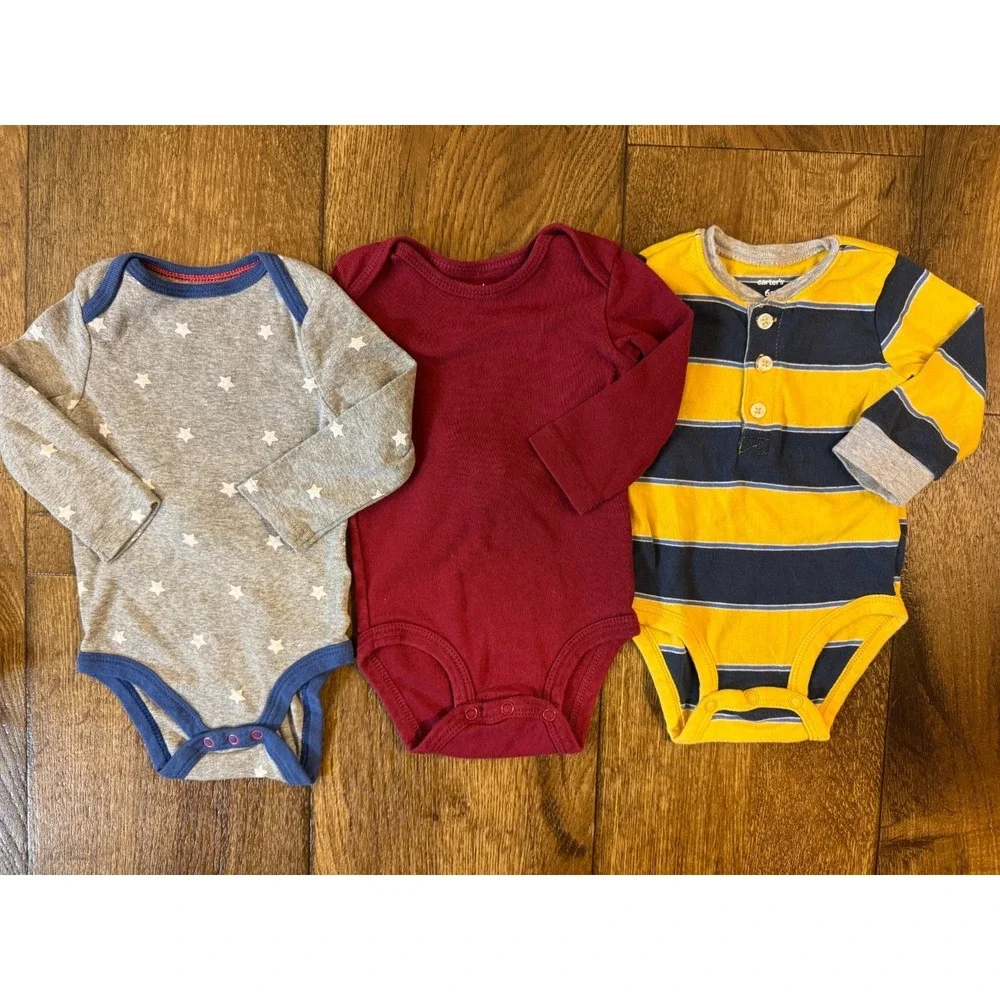 Carters Baby Boy 6 Months Clothes Outfits Jeans Khaki Pants Shirts Bodysuits Lot